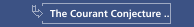 Courant Conjecture